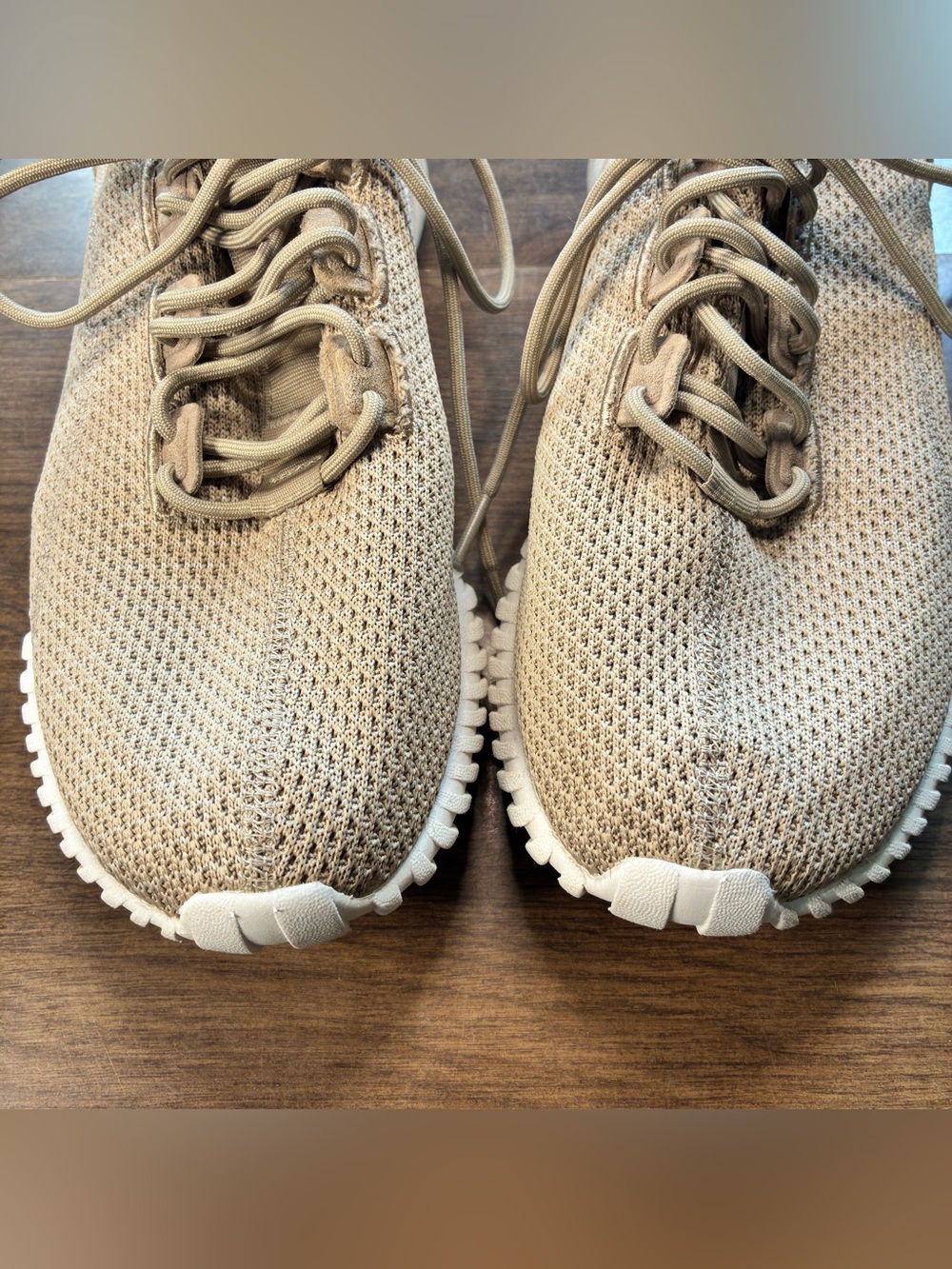 Adidas Original Tubular Doom Sock Primeknit Men’s Sneakers Khaki/White Size 11 - Picture 2 of 15
